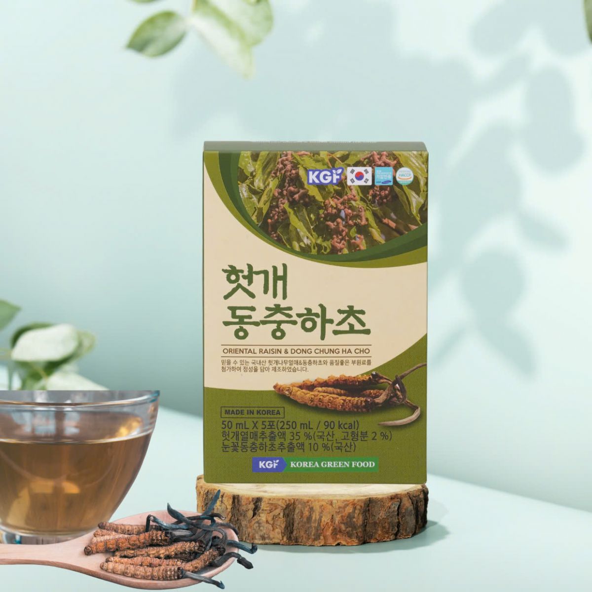 Nước Mát Gan Đông Trùng Hạ Thảo Hàn Quốc 30 Gói x 50ml 